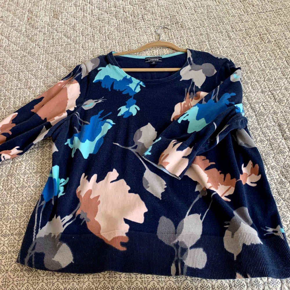 Lands End plus sweater